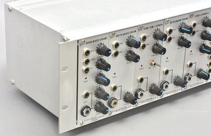 Analogue Solutions-Customised drum module rack